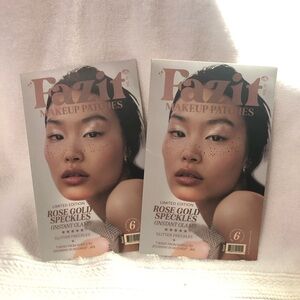 Fazit Beauty makeup patches limited edition rose gold speckles glitter freckles